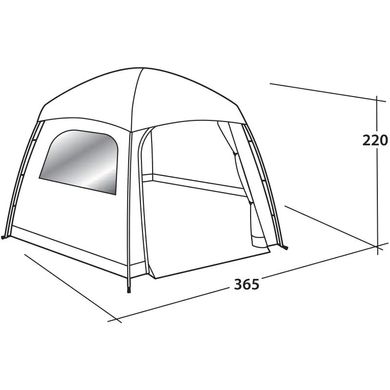 Палатка шестиместная Easy Camp Moonlight Yurt Grey