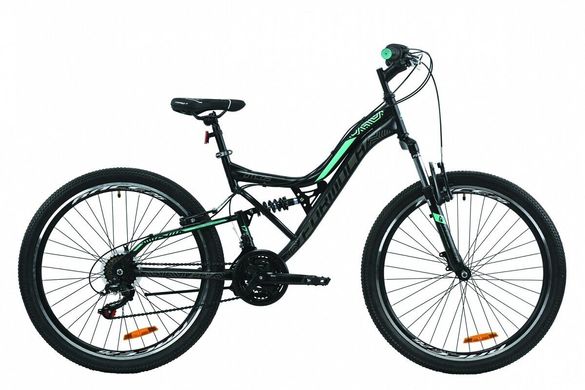 Велосипед 26" Formula ATLAS Vbr, 2020, черно-бирюзовый (м)
