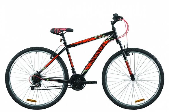 Велосипед 29" Discovery RIDER, 2020, черно-красный