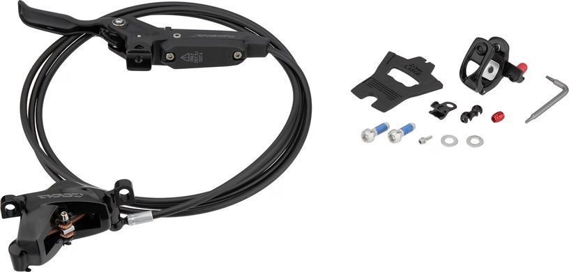 Гальма дискові Sram Code Silver Stealth - Aluminum Lever, Stainless Hardware, Reach/Contact Adj ,SwingLink, Black Ano Rear 2000mm Hose (includes MMX Clamp, Rotor/Bracket sold separately)C1