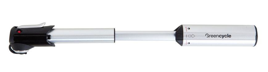 Мінінасос Green Cycle GPM-242 під два типу клапана, алюмінієва ручка. телескопічний, макс 100 Psi