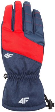 Перчатки лыжные 4F цвет: джинс красный