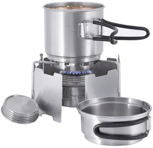 Система приготовления пищи Tatonka Alcohol Burner Set, Silver