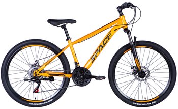 Велосипед ST 26" Space MARS (036) AM DD трещотка" 2024 (желто-черный)
