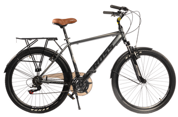 Велосипед Cross 26" Sonata 2022 , рама 19" gray-black