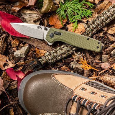 Раскладной нож SOG Terminus XR G10, Olive Drab, box