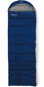 Спальный мешок Campout Oak (6/1°C), 190 см - Right Zip, Blue