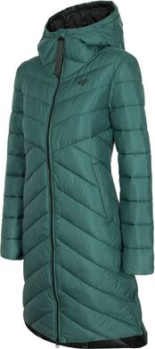 Куртка женская 4F удлиненная зеленая XL (H4Z19-KUDP007)