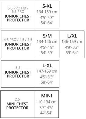 Захист тіла дитячий LEATT Chest Protector 4.5 Jr Orange, YS/YM