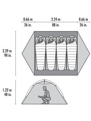 Палатка MSR Elixir 4 Tent