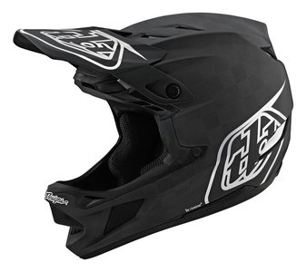Вело шолом фуллфейс TLD D4 Carbon [Stealth Black/Silver] розмір SM