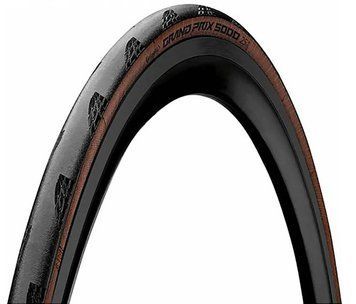 Покришка безкамерна Continental Grand Prix 5000S 28" | 700 x 32C чорна/коричнева складана skin