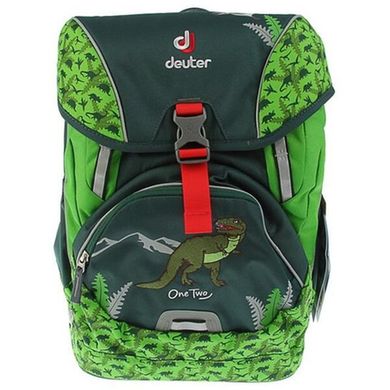 Набор Deuter OneTwoSet - Sneaker Bag цвет 2018 forest dino (3830116 OneTwo; 3890115 Sneaker Bag; 3890215 Chest Wallet; 3890416 Pencil Pouch; 2890315 Pencil box)