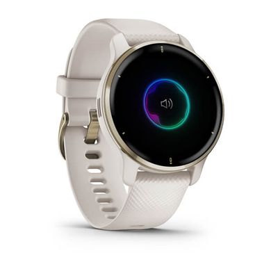 Смарт часы Garmin Venu 2 Plus, Ivory + Cream Gold, GPS