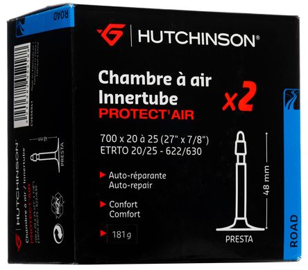 Комплект камер с герметиком Hutchinson CH LOT 2 700X20-25 VF