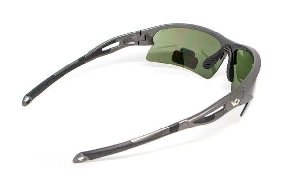Окуляри захисні Venture Gear MontEagle GunMetal (forest gray) Anti-Fog, сіро-зелені