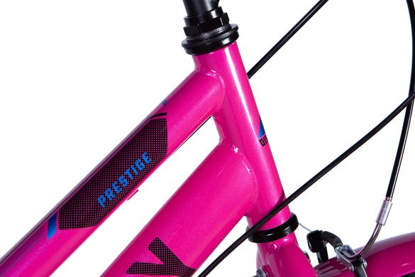 Велосипед 26" Discovery PRESTIGE WOMAN Vbr рама-17" розовый с багажником задн St с крылом St 2024