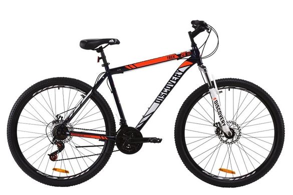 Велосипед Discovery 29 TREK AM DD рама-19" ST 2020, сине-оранжевый