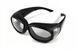 Окуляри захисні з ущільнювачем Global Vision Outfitter (clear) Anti-Fog, прозорі 4 з 4
