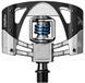 Педаль Crankbrothers MALLET 3, серо-черная/синяя пружина
