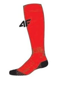 Шкарпетки 4F футбольные колір: червоний