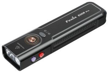 Фонарь наключный Fenix E06R PRO, черный