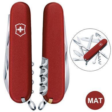 Ніж Victorinox Huntsman Mat 91мм,15функц., червоний.мат