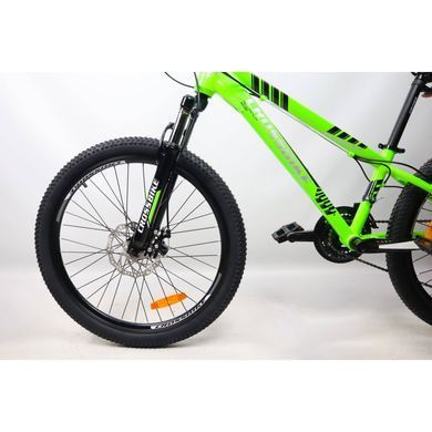 Велосипед CrossBike 24" Everest 2022 рама-11" green