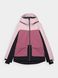 Куртка гірськолижна 4F ALASKA ніжно рожевий бордо чорний, жіноча M(р) 9 з 9