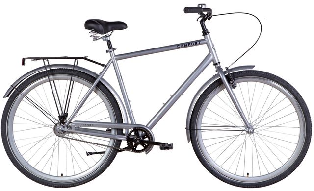Велосипед 28" Dorozhnik COMFORT MALE 2022 (сірий)