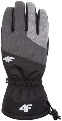 Перчатки лыжные 4F цвет: черный серый темно серый