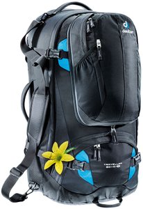 Рюкзак Deuter Traveller 60 + 10 SL колір 7321 black-turquoise