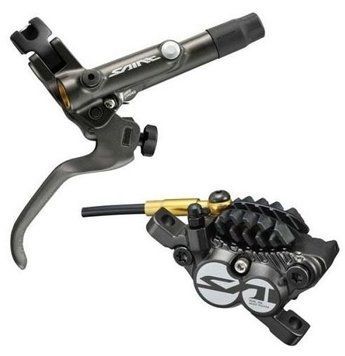 Гальмо гідравлічне дискове Shimano M820 SAINT заднє (права ручка, 4-поршн каліпер, J-kit гідролінія 1700мм)