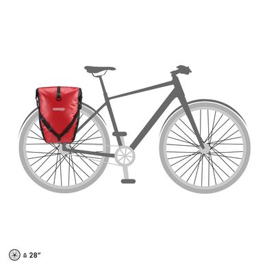 Гермосумка велосипедная Ortlieb Back-Roller Classic red-black 20 л