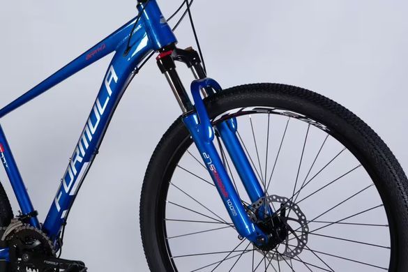 Велосипед AL 27.5" Formula ZEPHYR 3.0 DD CS рама-17" синий 2026