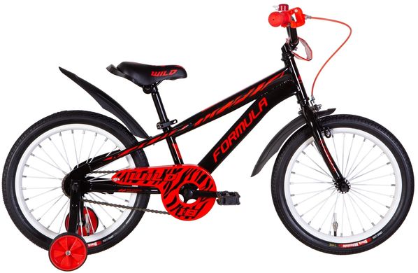 Велосипед 18" Formula WILD 2022 (чорний з червоним)