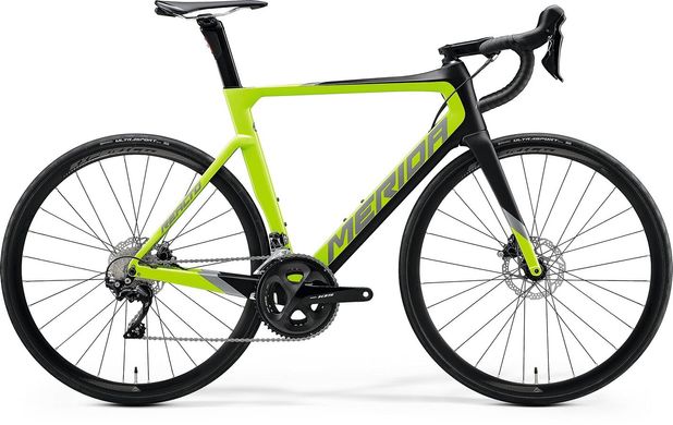 Велосипед Merida REACTO DISC 4000 MATT BLACK/GLOSSY GREEN 2020