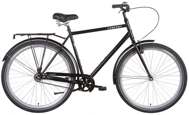 Велосипед 28" Dorozhnik COMFORT MALE 2022 (чорний)