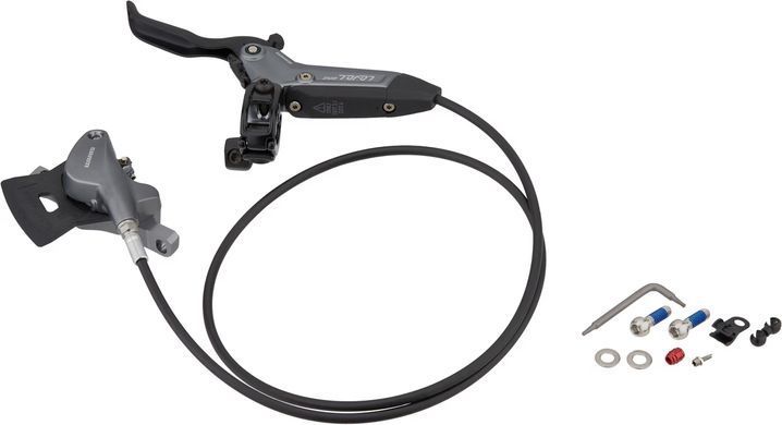 Гальма дискові Sram Level Bronze Stealth 2 Piston - Aluminum Lever, Stainless Hardware, Reach Adj, Blast Dark Polar Front 950mm Hose (includes MMX Clamp, Rotor/Bracket sold separately) C1