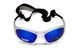 Окуляри поляризаційні BluWater Hydro Silver Polarized (G-Tech&trade; blue) Anti-Fog, дзеркальні сині в сріблястій оправі 2 з 5