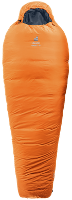 Спальный мешок Deuter Orbit -5° L цвет 9314 mandarine-ink правый
