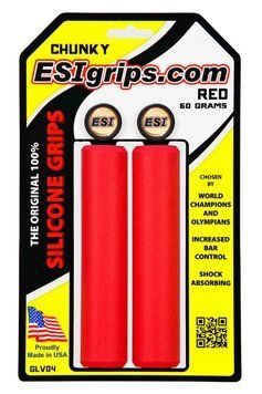 Грипсы ESI Chunky Red (красные)