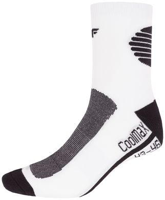 Шкарпетки 4F Coolmax колір: чорний білий