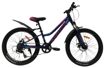 Велосипед Titan 24" Best Mate, рама 11" dark blue-pink