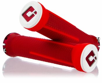 Грипсы ODI AG-1 Signature Red/Fire red w/ Red clamps (огненно красные с красными замками)