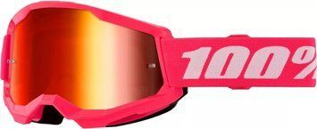 Окуляри 100% STRATA 2 Goggle [Pink], Mirror Red Lens