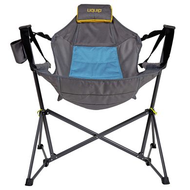 Кресло-качалка раскладное Uquip Rocky Blue/Grey (244027)