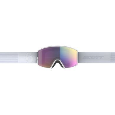 Маска гірськолижна Scott REACT mineral white / AMP teal chrome S2