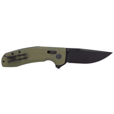 Складной нож SOG TAC XR, OD Green/Straight Edge