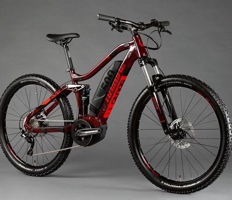 Велосипед Haibike SDURO FullSeven Life 1.0 500Wh 10 s. De 27,5 ", тосканський-чорно-червоний, 2020